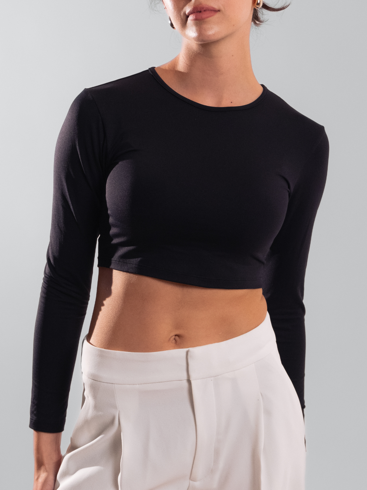 Long Sleeve Crop Top