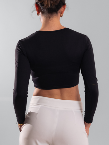 Crop Top con Mangas