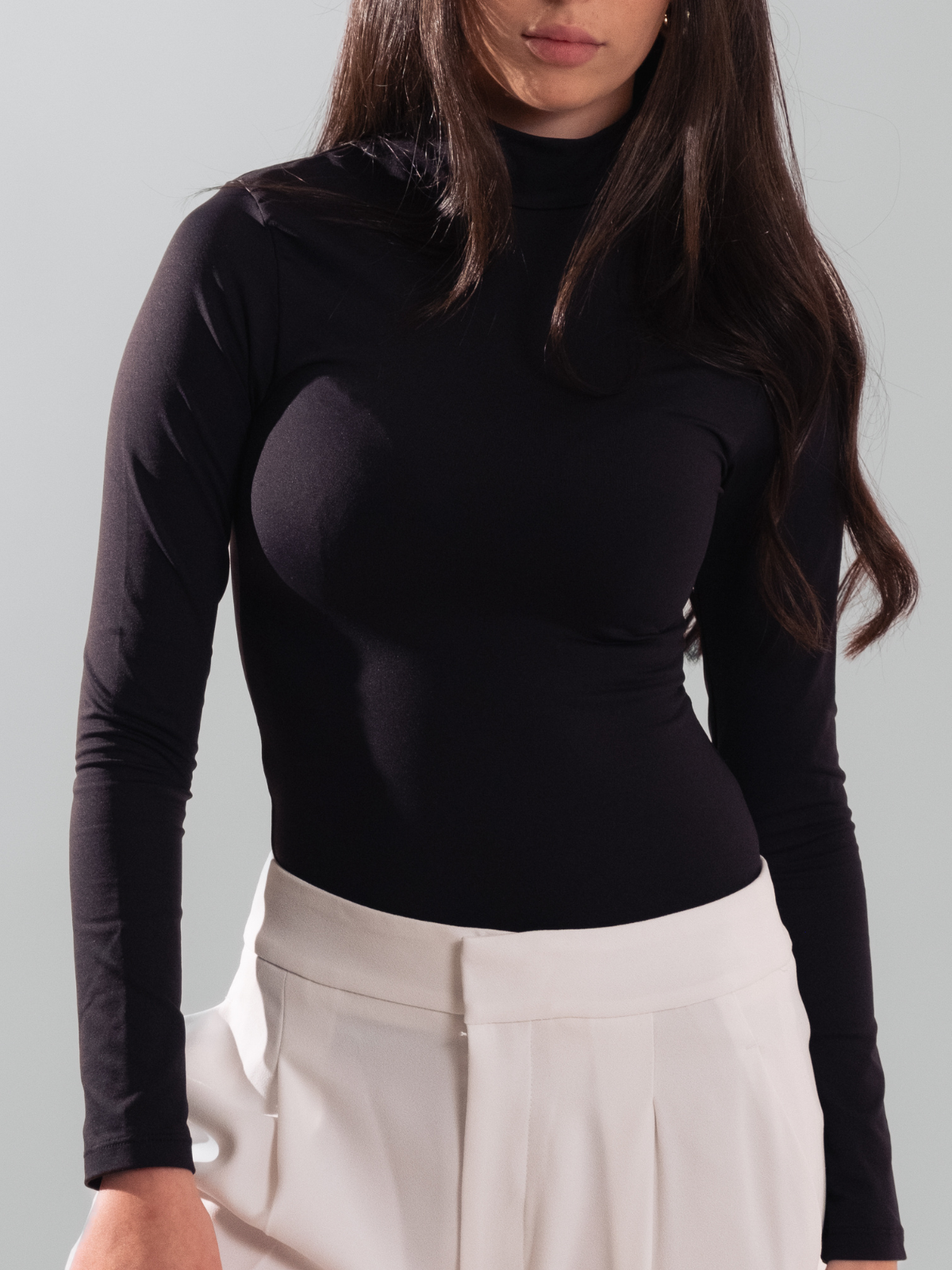 Long Sleeve Turtle Neck Top